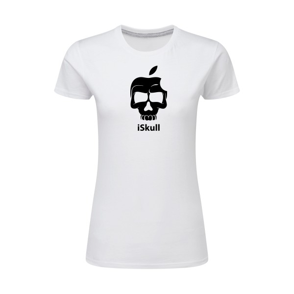 T-shirt femme léger original Femme  - iSkull - 