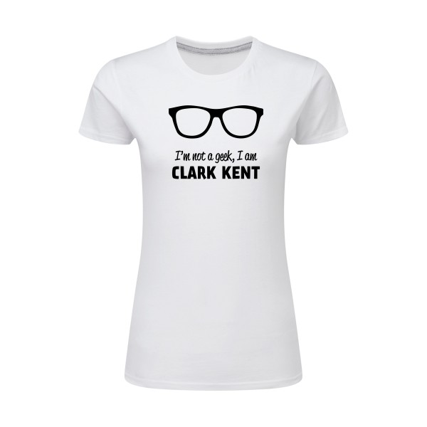 I am Clark Kent -T-shirt femme léger superman pour un look vintage