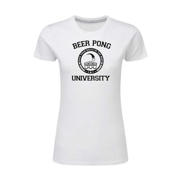Beer Pong - T-shirt femme léger Femme geek  - SG - Ladies - thème geek et gamer