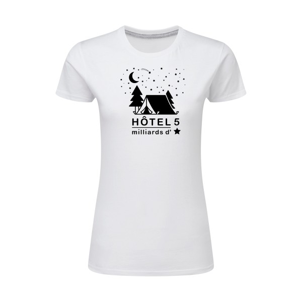 Le vrai luxe - T-shirt femme léger Femme imprimé- SG - Ladies - thème montagne et imprimé -