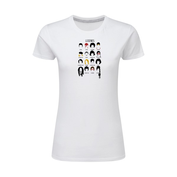 Legends-T-shirt femme léger humoristique - SG - Ladies- Thème vêtement original -