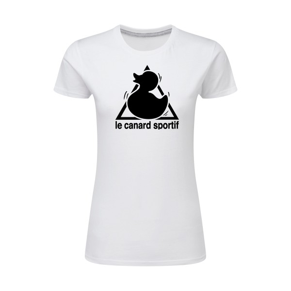 Canard Sportif -T-shirt femme léger humoristique - Femme -SG - Ladies -thème  humour et parodie - 