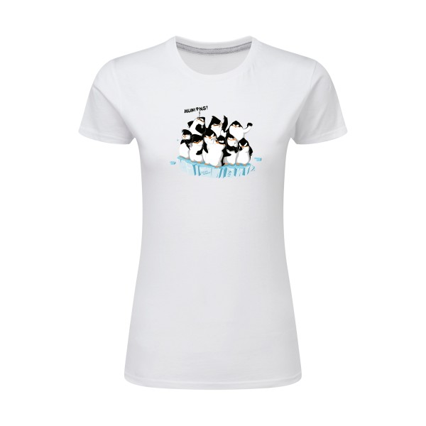 F**king humans ! - T-shirt femme léger ecolo  - modèle SG - Ladies -thème original -