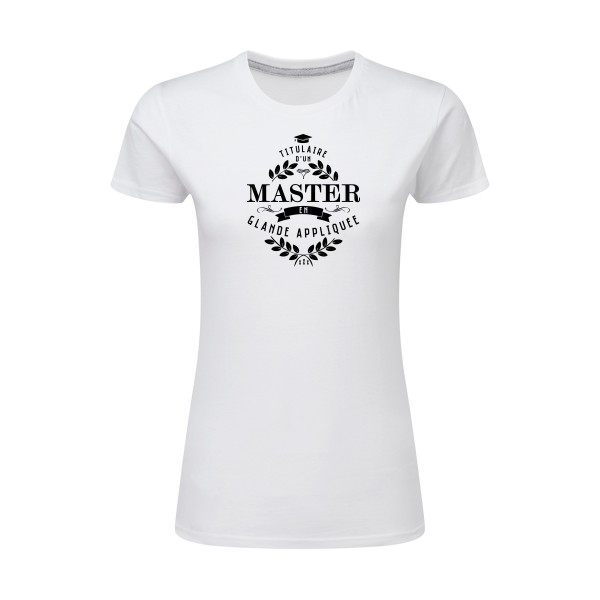 T-shirt femme léger - SG - Ladies - Master en glande appliquée