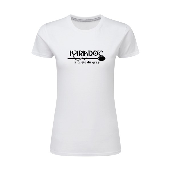 Karadoc -T-shirt femme léger Karadoc - Femme -SG - Ladies -thème  Kaamelott- Rueduteeshirt.com -