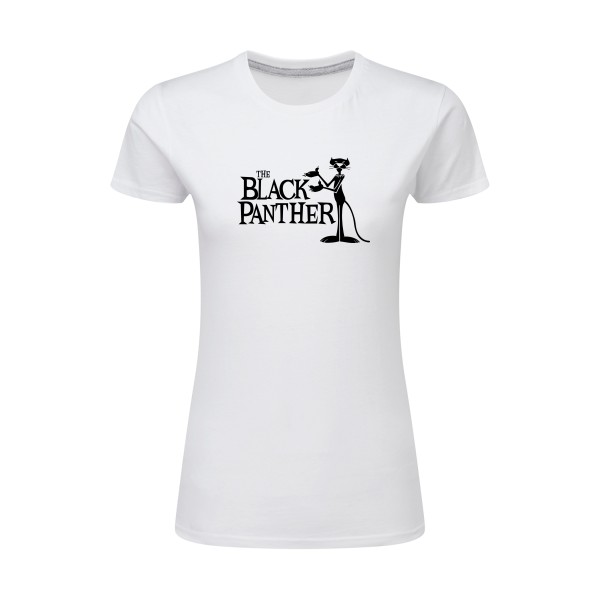 The black panther -T-shirt femme léger cool Femme -SG - Ladies -thème  cinema - 