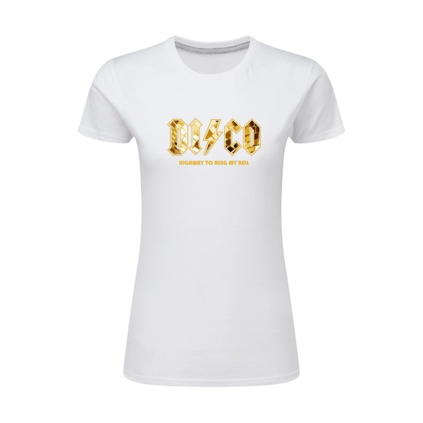 DISCO - T shirt vintage Femme - modèle SG - Ladies - thème vintage -