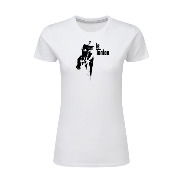 Le Tonton- t-shirt thème cinema- modèle SG - Ladies - Lino ventura -