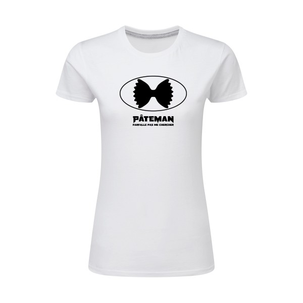 PÂTEMAN - modèle SG - Ladies - Thème t shirt parodie et marque  -