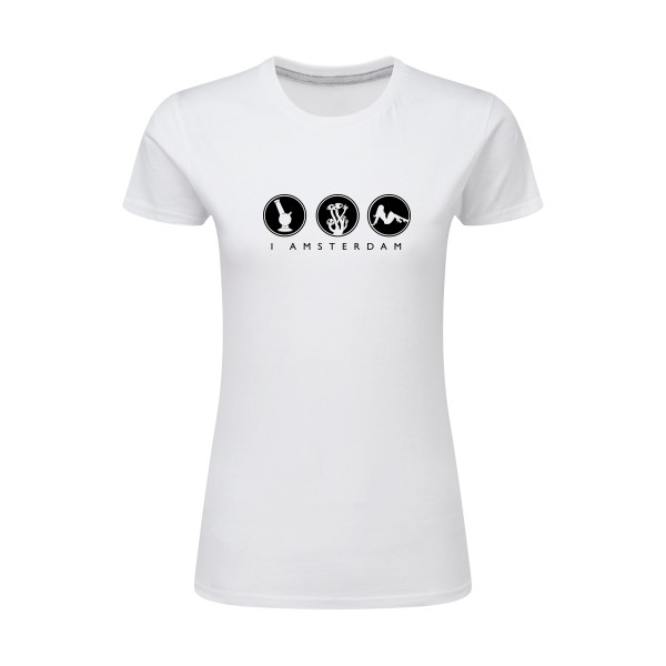  T-shirt femme léger original Femme  - IAMSTERDAM - 