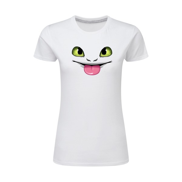 T-shirt femme léger - vêtements dragon - thème parodie -