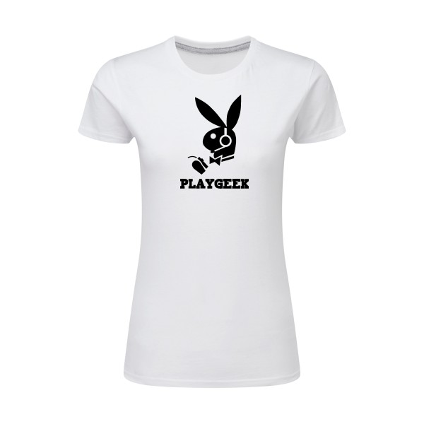 Playgeek -Tee shirt femme original -léger - 