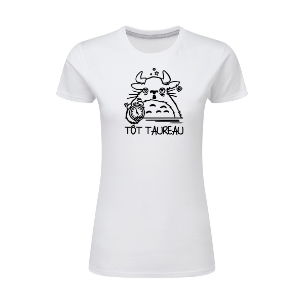 Tot Taureau - Tee shirt rigolo - modèle SG - Ladies -Femme -