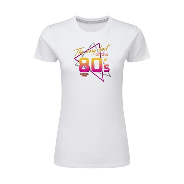 80s -T-shirt femme léger original vintage - SG - Ladies - thème vintage -
