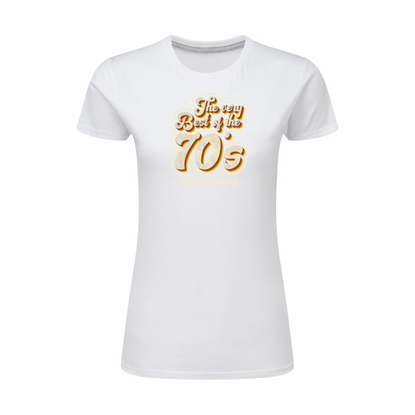 70s - T-shirt femme léger original -SG - Ladies - thème année 70 -