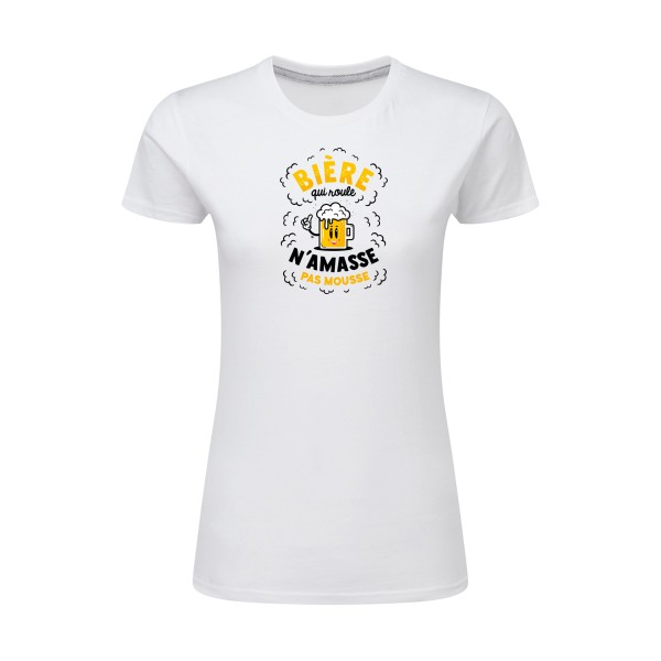 T-shirt femme léger - SG - Ladies - Bière qui roule