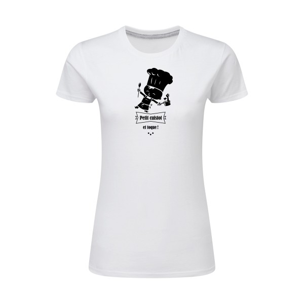 T-shirt femme léger Femme original - petit cuistot -