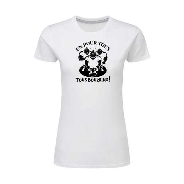 T-shirt femme léger - SG - Ladies - Un pour tous, Tous bourrins !