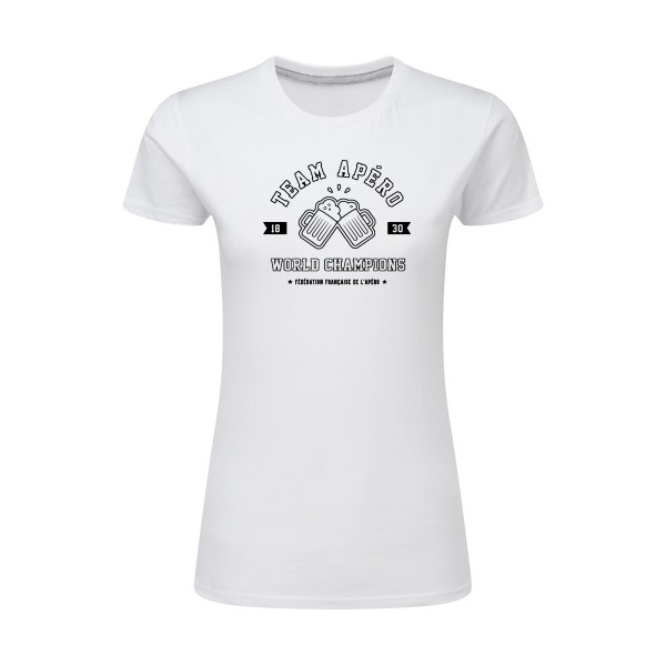T-shirt femme léger - SG - Ladies - Team apéro