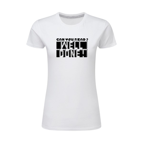  T-shirt femme léger Femme original - Can you read ? - 