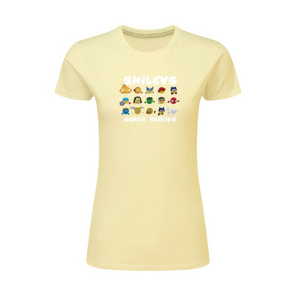 Super Smileys- Tee shirt rigolo - SG - Ladies -