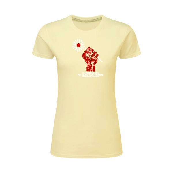 Resistance Pacifiste - T-shirt femme léger original Femme  -SG - Ladies - Thème peace and love -