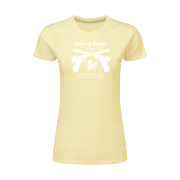 Volfoni Frère -T-shirt femme léger  Femme  vintage -SG - Ladies -thème  rétro et vintage - 