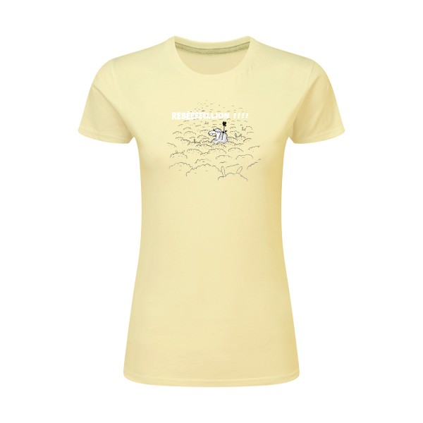Rebeeeellion - T-shirt femme léger Femme - Thème animaux et dessin -SG - Ladies-