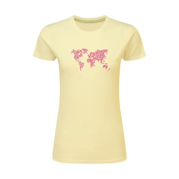 _FRAGILE_ - T-shirt femme léger tendresse Femme  -SG - Ladies - Thème original -