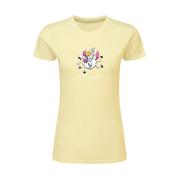 T-shirt femme léger - SG - Ladies - Space Rodéo Licorne