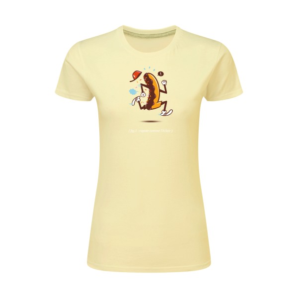 Rapide 3 -T-shirt femme léger dessin - Femme -SG - Ladies -thème  humour et absurde - 