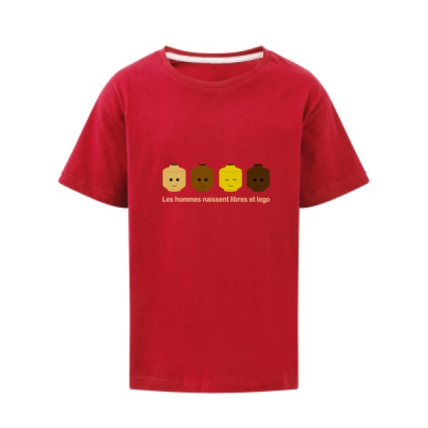T-shirt enfant LEGO - le T-shirt enfant Enfant rigolo par excellence - 