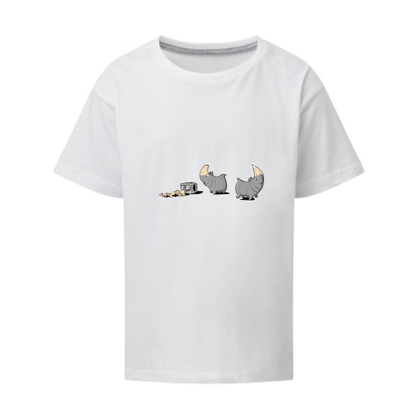 Rhinoféroce - T-shirt enfant humour potache Enfant  -SG - Kids - Thème humour noir -