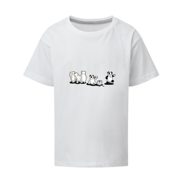 T-shirt enfant original Enfant  - I just wanna be a panda - 