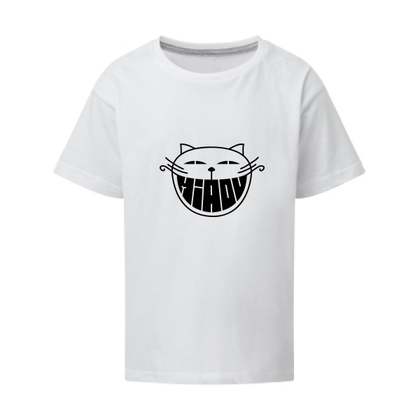 The smiling cat - T-shirt enfant chat -Enfant-SG - Kids - thème humour et bd -