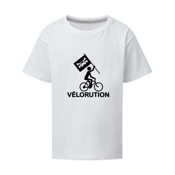Vélorution- T-shirt enfant Enfant - thème velo et humour -SG - Kids -