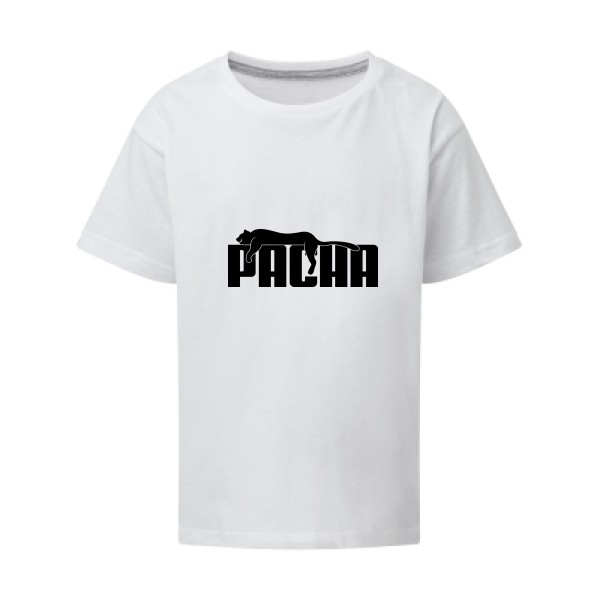 Pacha - T-shirt enfant parodie humour Enfant - modèle SG - Kids -thème humour et parodie -