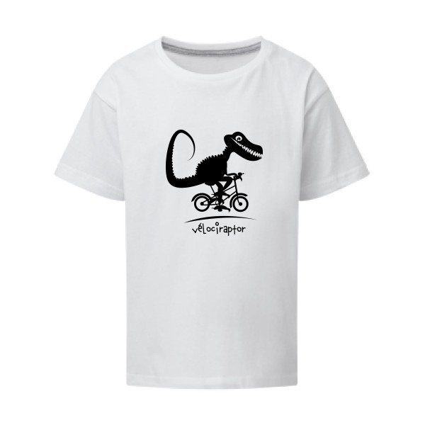 vélociraptor -T-shirt enfant rigolo- Enfant -SG - Kids -thème  humour dinausore - 
