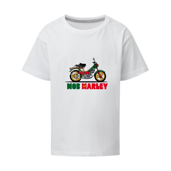Mob Marley - T-shirt enfant reggae Enfant - modèle SG - Kids -thème musique et bob marley -