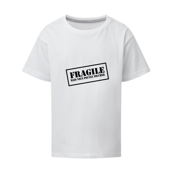 FRAGILE - T-shirt enfant original Enfant - modèle SG - Kids -thème monde -