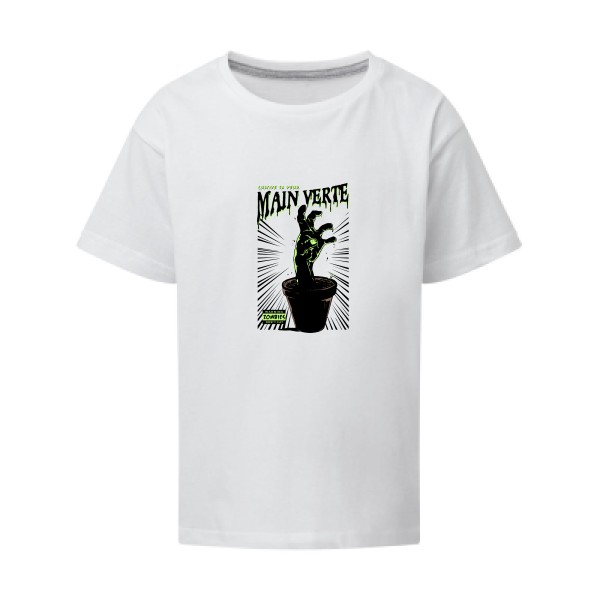 T-shirt enfant original Enfant  - Main verte - 
