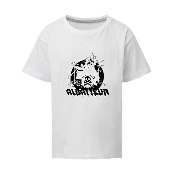 ALBATTEUR - T-shirt enfant rock pour Enfant -modèle SG - Kids - thème vintage et musique -