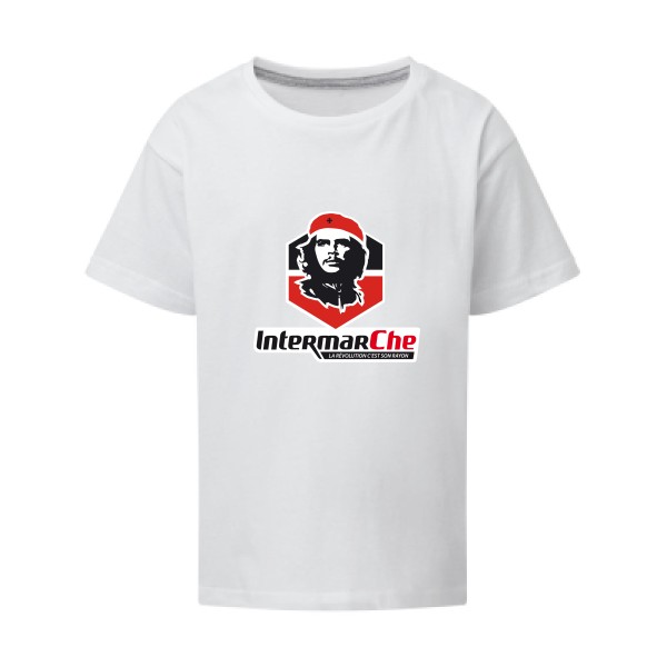 IntermarCHE - T-shirt enfant detournement Enfant - modèle SG - Kids -thème revolution et parodie -