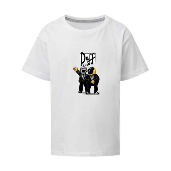 Duff Punk - T-shirt enfant rétro Enfant - modèle SG - Kids -thème dj et  vintage -