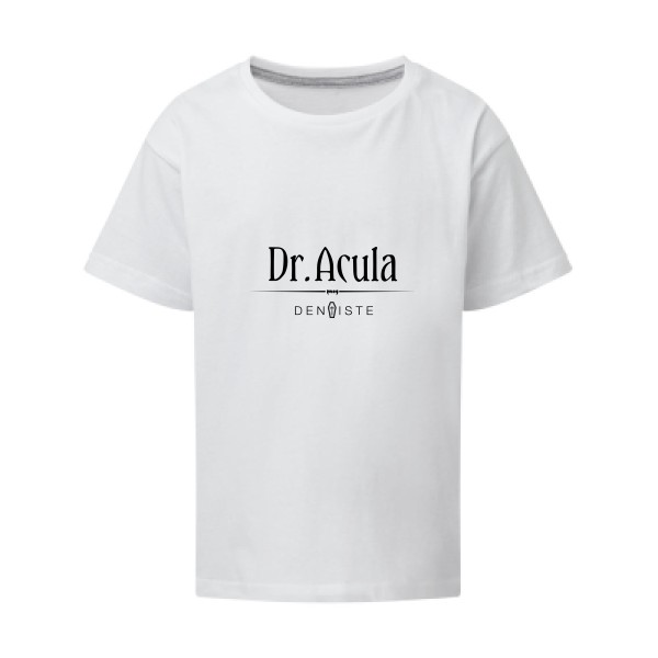 Dr.Acula - T-shirt enfant Enfant original - SG - Kids - thème humour et jeux de mots -