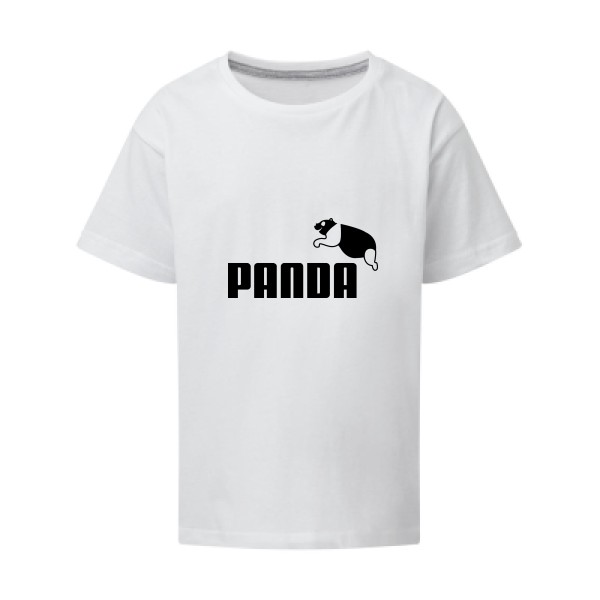 PANDA - T-shirt enfant parodie pour Enfant -modèle SG - Kids - thème humour et parodie- 
