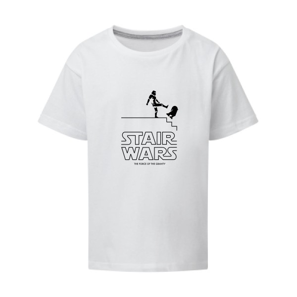 STAIR WARS -T-shirt enfant humour Enfant -SG - Kids -thème parodie star wars -