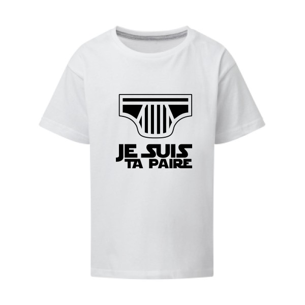 SLIP WARS - T-shirt enfant original Enfant  -SG - Kids - Thème humour potache -
