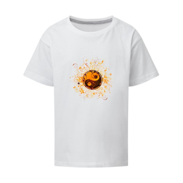 ying yang - T-shirt enfant Enfant graphique - SG - Kids - thème zen et philosophie-