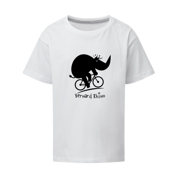 Bernard Rhino-T-shirt enfant humour velo - SG - Kids- Thème humoristique  -